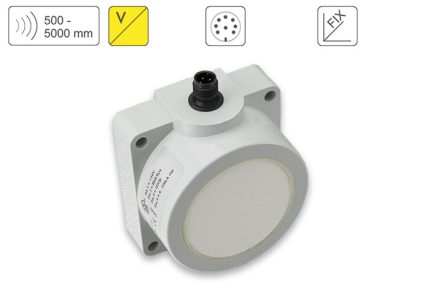 PIL Sensoren P47-500-Q50-U-CM12 Ultrasonic Distance Sensor