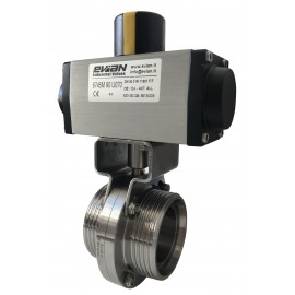 Evian 6700 M DIN F/F Butterfly Valve